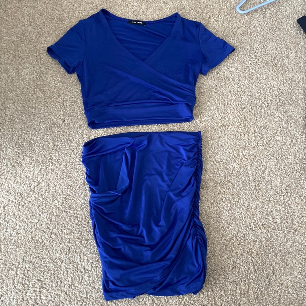 Fashion Nova 2 piece skirt set